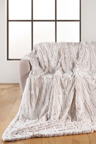 Plaid Lynx - Gris clair - 180 x 220 cm