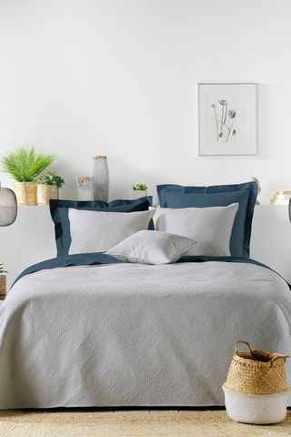 Couvre-lit et taies d'oreiller Romane - Gris