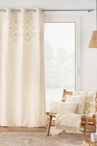 Coussin Inca - Ecru - 40 x 40 cm