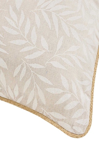 Coussin Naya - Blanc, gris et beige - 45 x 45 cm