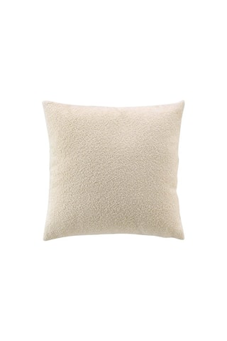 Coussin déhoussable Wooly - Naturel - 45 x 45 cm
