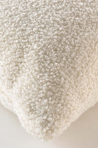 Coussin déhoussable Wooly - Naturel - 45 x 45 cm