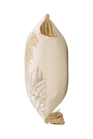 Coussin déhoussable Dune - Beige et blanc - 30 x 50 cm