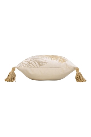 Coussin déhoussable Dune - Beige et blanc - 30 x 50 cm