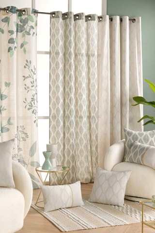 Coussin Maho - Blanc - 30 x 50 cm 