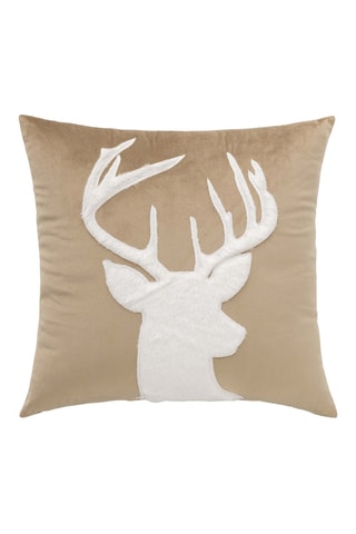 Coussin Velours Vik - Sable - 45 x 45 cm