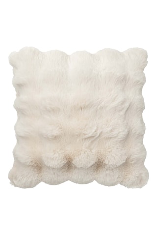 Almofada imitação pelo Mounty - Natural - 45 x 45 cm