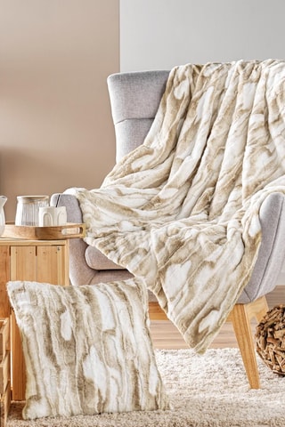 Coussin Cheyenne - Beige et écru - 45 x 45 cm