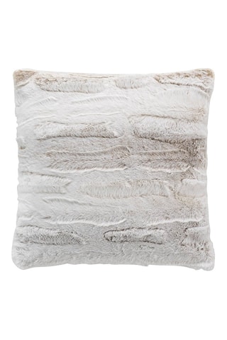 Coussin Lynx - Ecru et beige - 45 x 45 cm