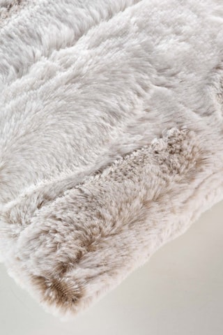 Coussin Lynx - Ecru et beige - 45 x 45 cm