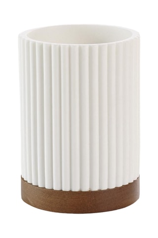 Gobelet Niagara - Blanc et naturel