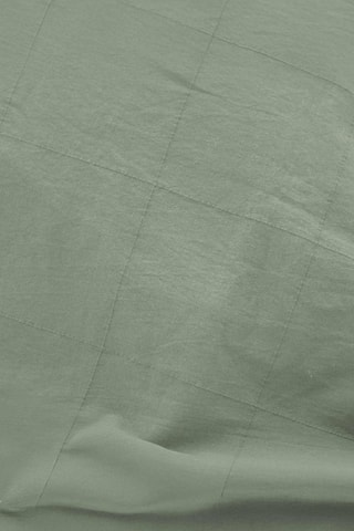 Drap-housse en coton 57 fils/cm² Linella - Sauge