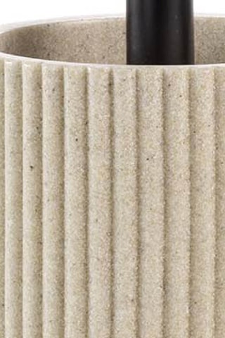 Brosse WC Niagara - Beige et naturel