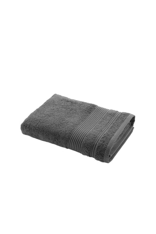 2 x Drap de douche Tendresse - Anthracite - 70 x 130 cm