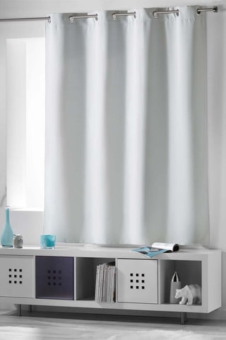 2 x Rideau Occult - 
Blanc - 135 x 180 cm