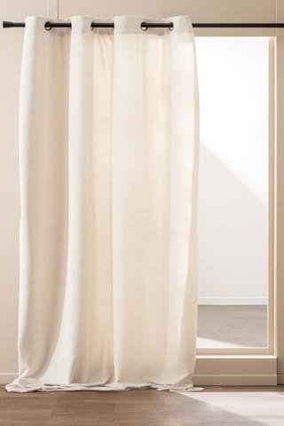 2 x Rideau Winona - Ecru - 140 x 260 cm