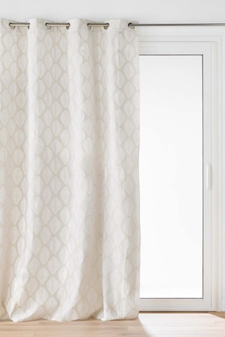 2 x rideau Maho - Blanc - 140 x 240 cm
