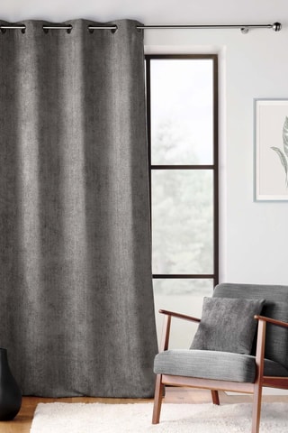 2 x Rideau Leo - Anthracite - 140 x 260 cm