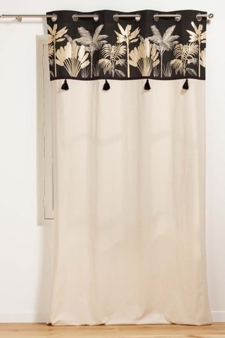 2 x Rideau Karaba - Beige - 140 x 240 cm