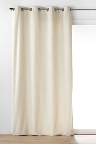 2 x Rideau Wooly Naturel - 140 x 240 cm