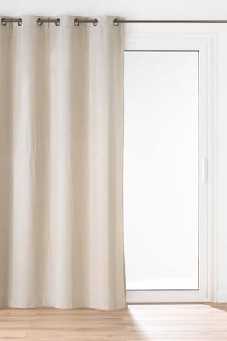 2 x Rideau Java - Beige - 140 x 260 cm