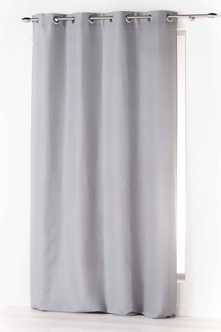 2 x rideau Absolu - Gris - 140 x 260 cm