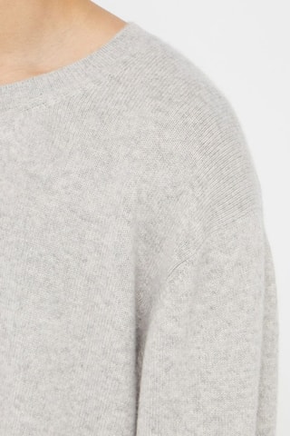 Dubbelzijdige Kasjmier en Merinoswollen Trui - Grijs