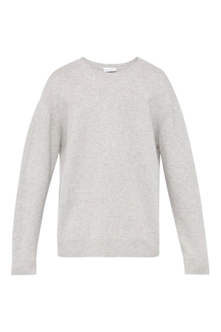 Dubbelzijdige Kasjmier en Merinoswollen Trui - Grijs
