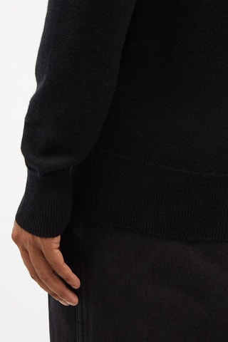 Merinoswollen Trui - Zwart