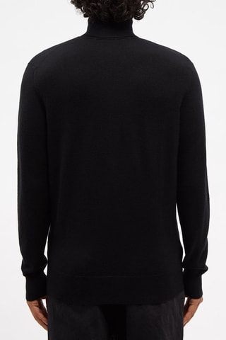 Merinoswollen Trui - Zwart