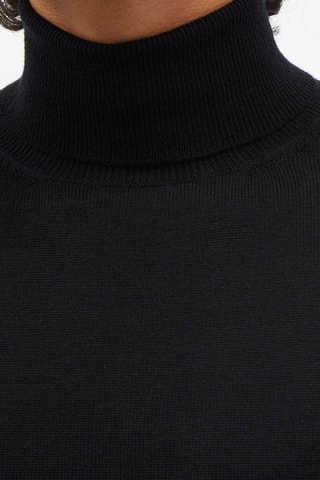 Merinoswollen Trui - Zwart
