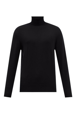 Merinoswollen Trui - Zwart