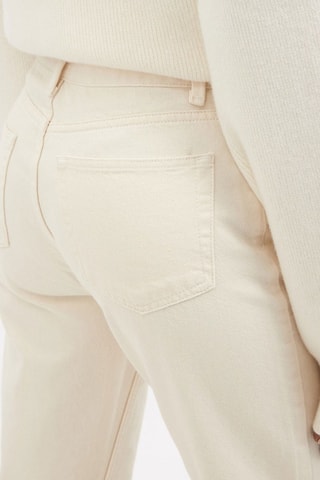 Biologisch Katoenen Rechte Jeans Wit