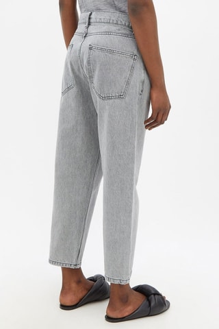 Biologisch Katoenen 7/8 Chino Jeans - Lichtgrijs