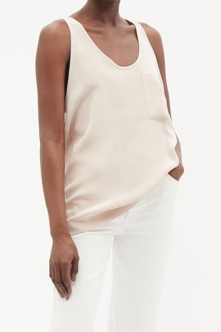 Zijden Hemd - Poederroze