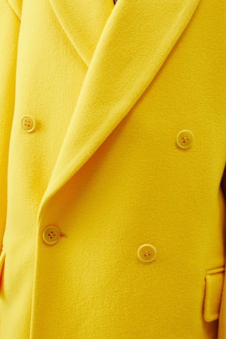 Wollen Jas - Geel