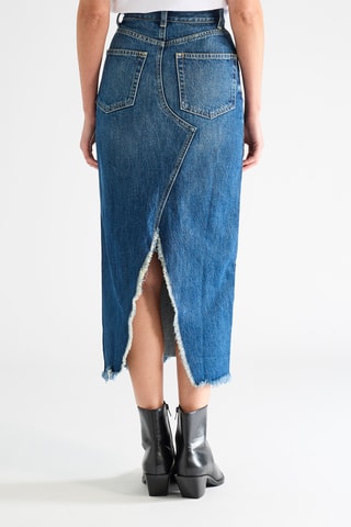 Biologisch Katoenen Spijkerrok - Blauw