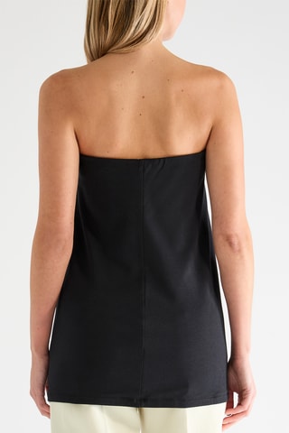Strapless Top - Zwart