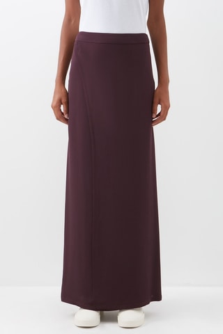 Zijden Wikkelrok - Bruin