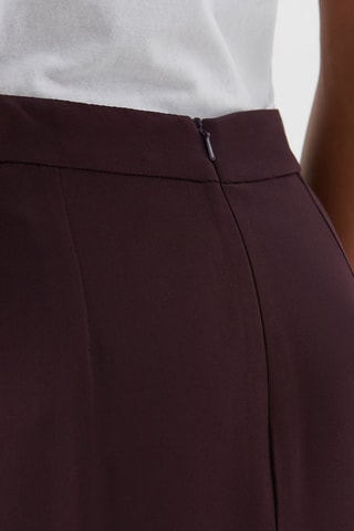 Zijden Wikkelrok - Bruin