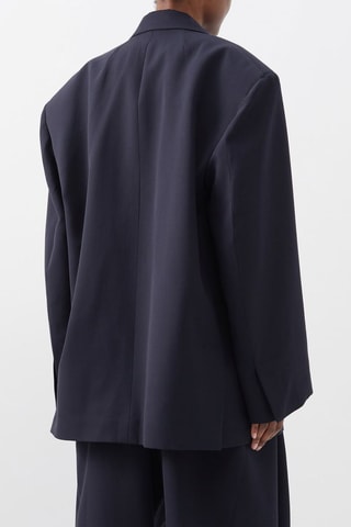 Wollen Colbert - Zwart