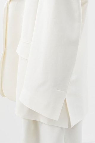 Wollen Colbert - Wit