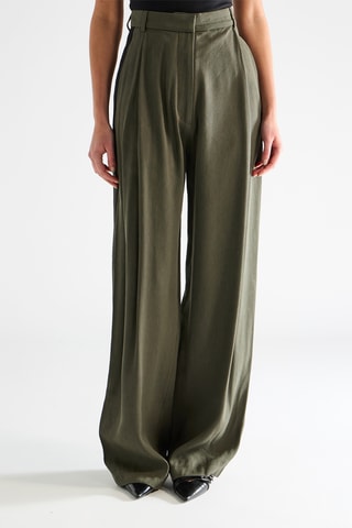 Broek Hoge Taille - Kaki