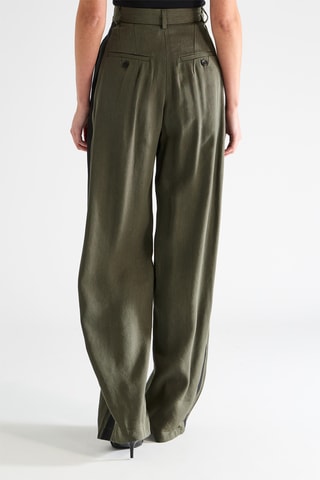 Broek Hoge Taille - Kaki