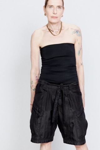 Zijden Short - Zwart