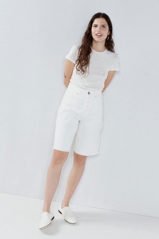 Biologisch Katoenen Spijkershort – Wit 