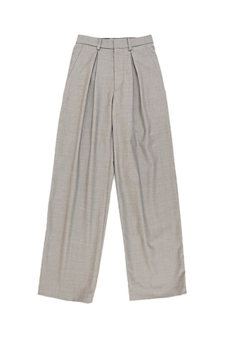 Biologisch Katoenen Broek Wide Legs - Grijs