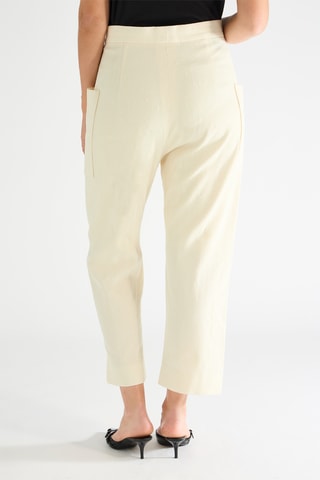 7/8 Broek met Hoge Taille - Wit