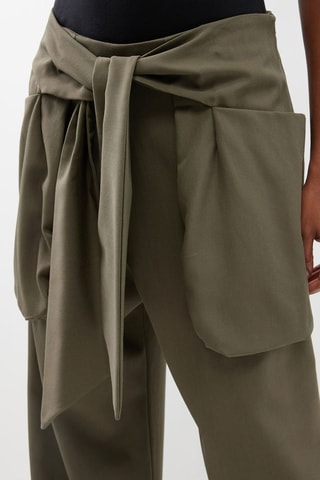 Scheerwollen Broek - Kaki