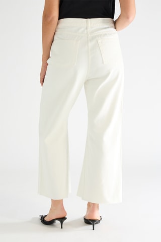 Biologisch Katoenen Jeans Flare Cut - Wit